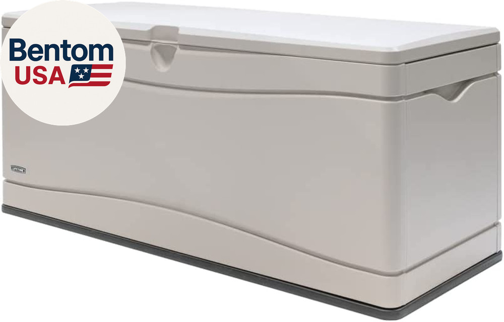 60040 Deck Box, 130 Gallon, Desert Sand