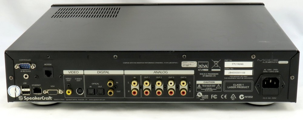 SpeakerCraft Mode Jukebox Four - powers up - no other function - as is