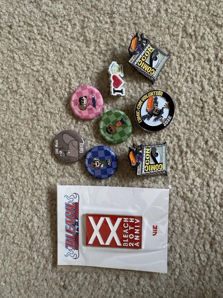 SDCC Comic Con Pins 2022