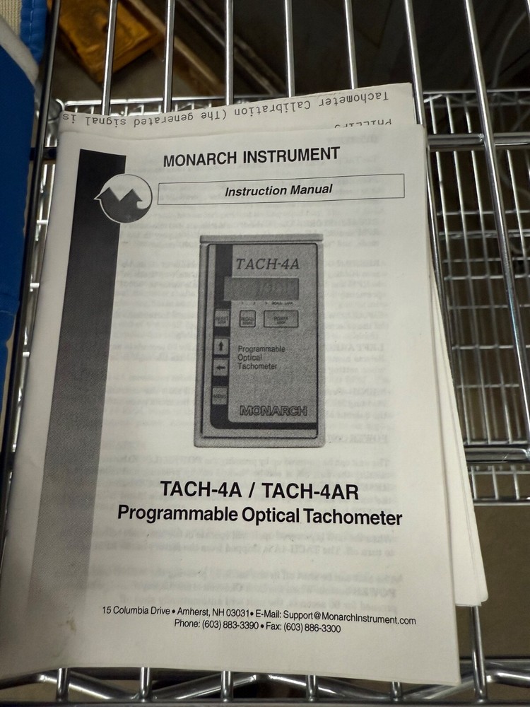 MONARCH TACH-4A