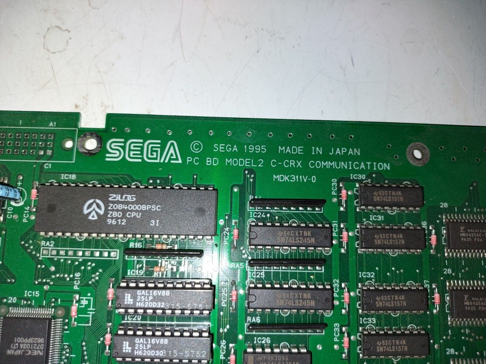 sega model 2c-crx arcade communications pcb #13