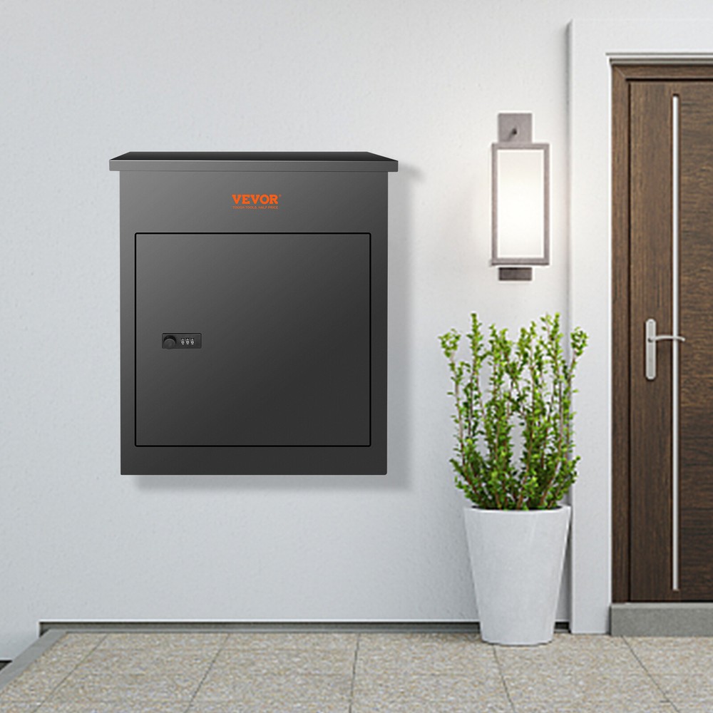 VEVOR Package Delivery Box Outdoor Storage Parcel Galvanized Steel Coded Lock