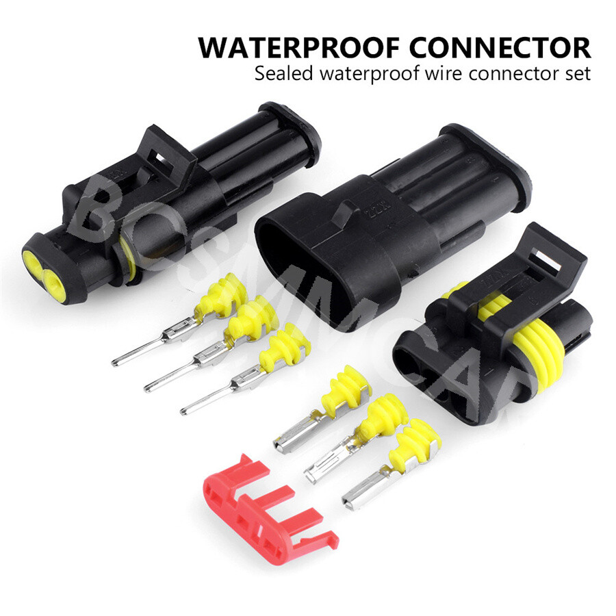 Car Sealed Electrical Wire Cable Connectors Plug Terminals Plastic Kit 708Pcs