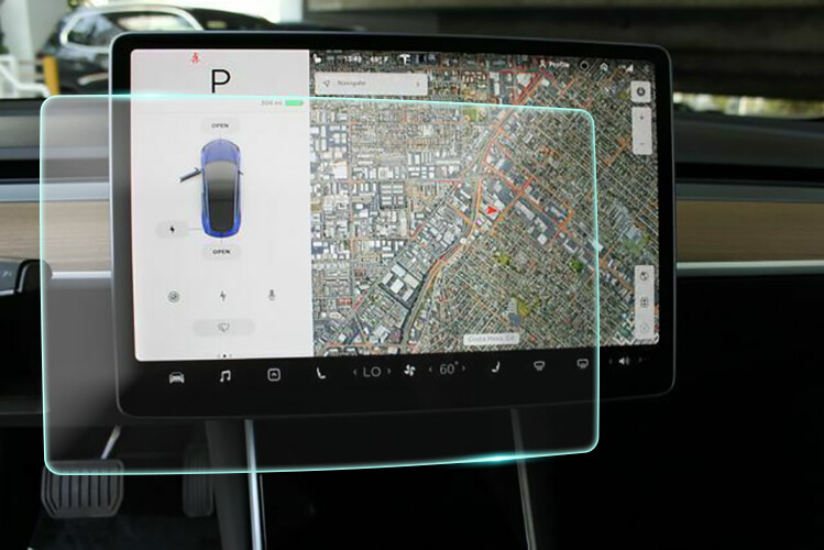 Crystal Clear Screen Protector for 2017 Tesla Model 3 Vehicle Navigation
