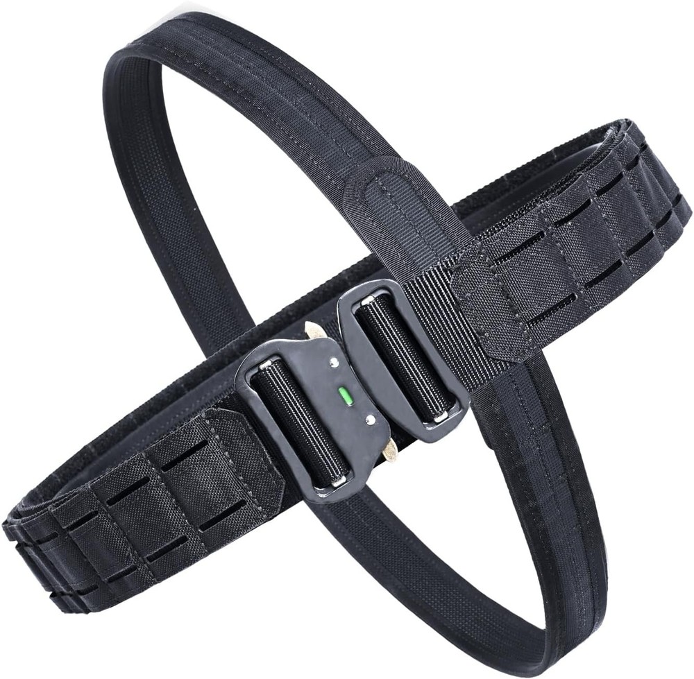 Tactical Battle Belt Quick Release, 2" Inner Outer System with not snag Inner Be