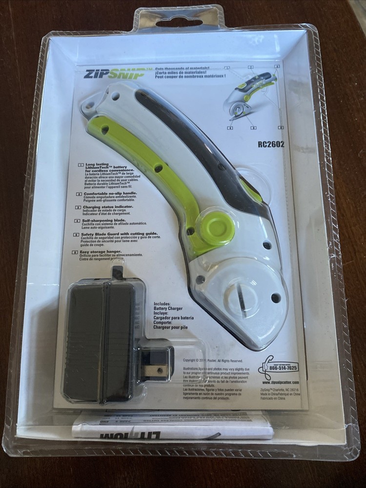 ZipSnip Cordless Electric Scissors , Self-Sharpening