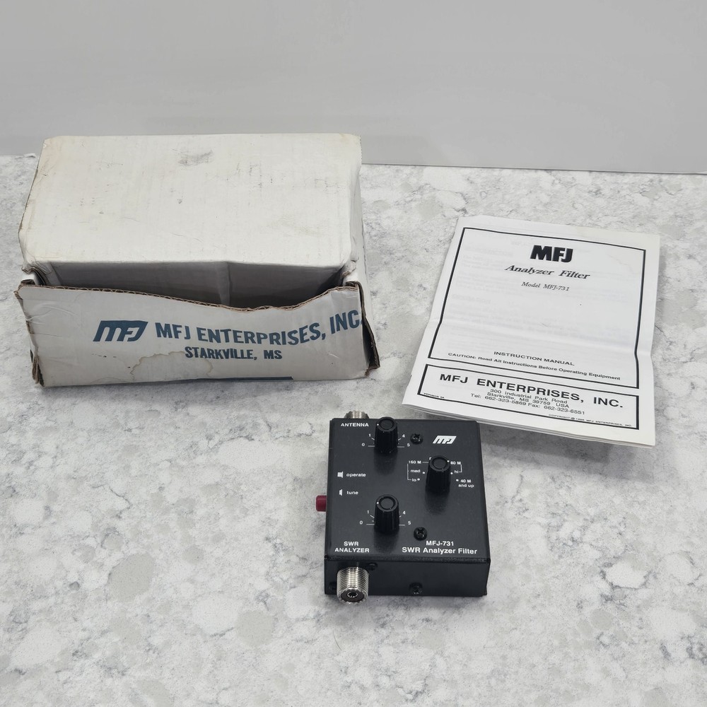 New Open Box MFJ-731 SWR Analyzer Filter