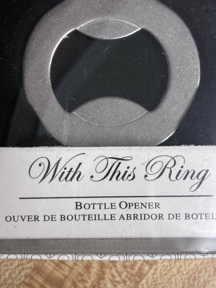 Engagement Ring Bottle Opener