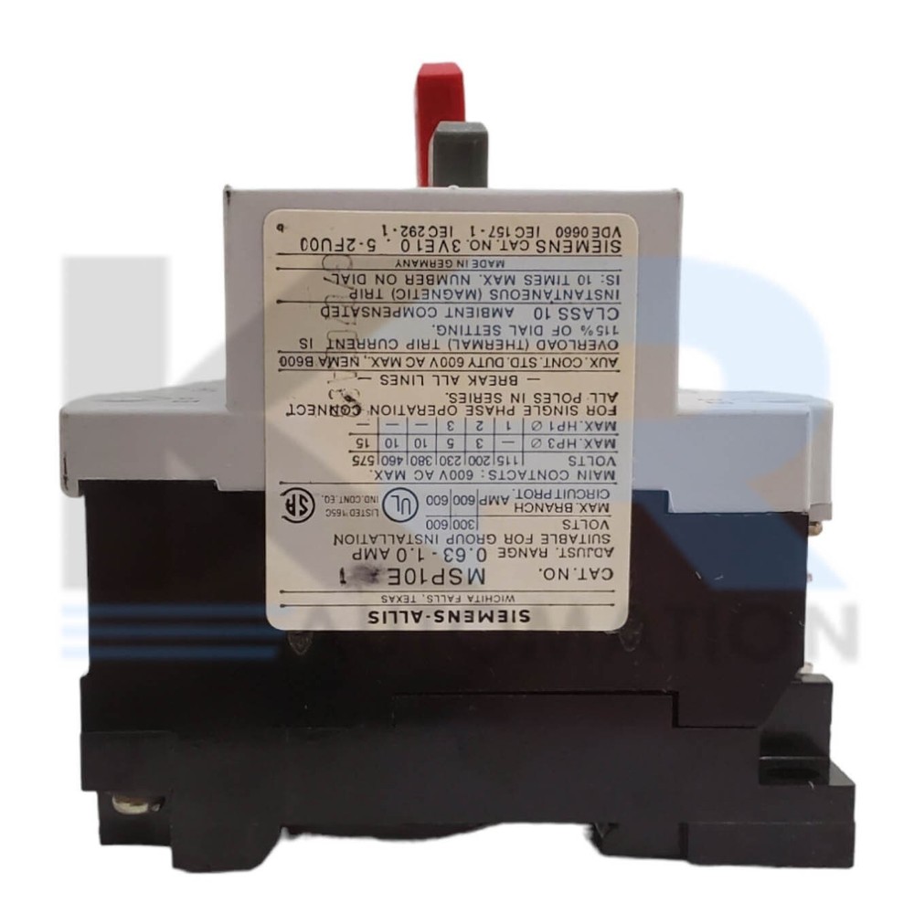 NEW Siemens MSP10EA11 Manual Starter Protector Open Type 0.36-1A