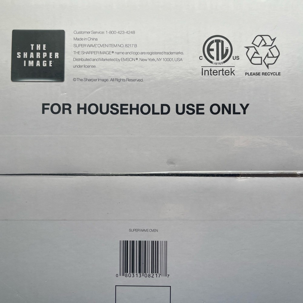 SHARPER IMAGE SUPER WAVE OVEN NEW