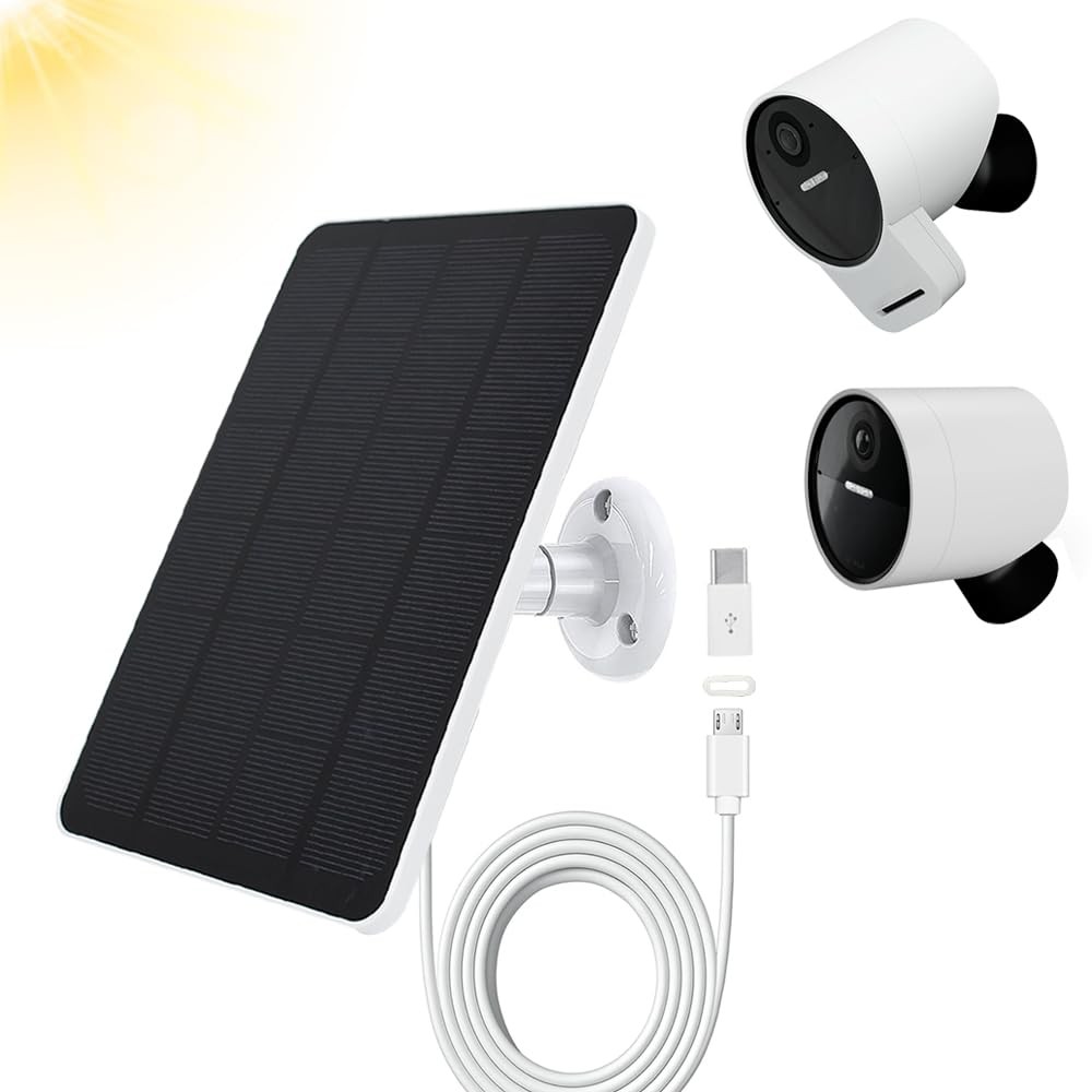 Solar Panel Compatible Dark blue on the front, white back and edges