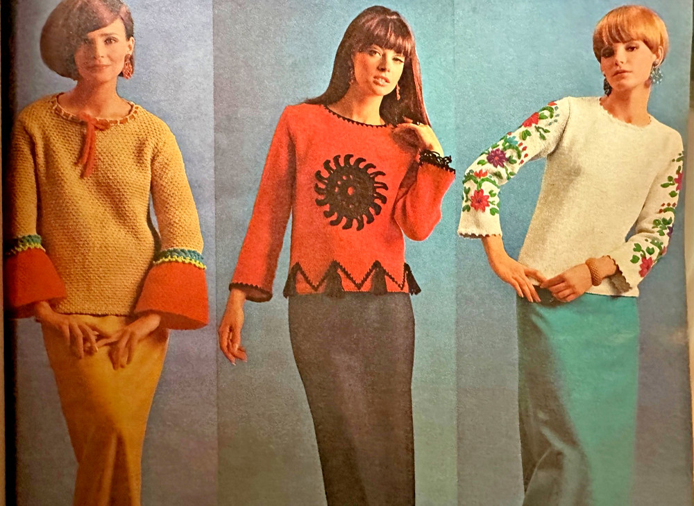 1966 FALL Winter McCalls Needlework & Crafts Knitting Patterns Sweaters Coat