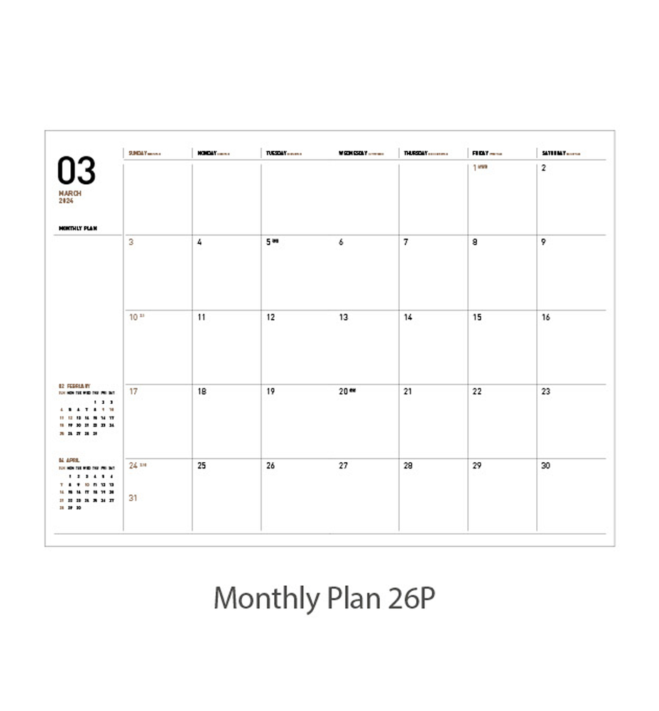 2024 Ardium Weekly Planner [M]