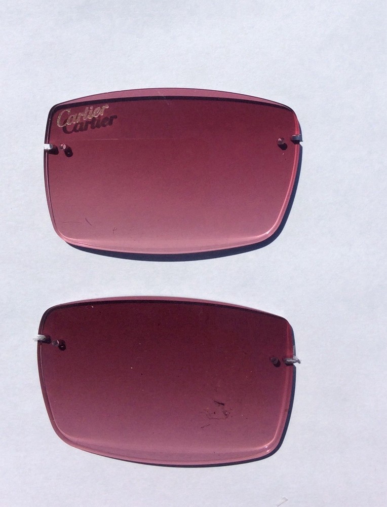 Replacement Lenses For C decor Cartier Frames. Gradient Purple. 37mm