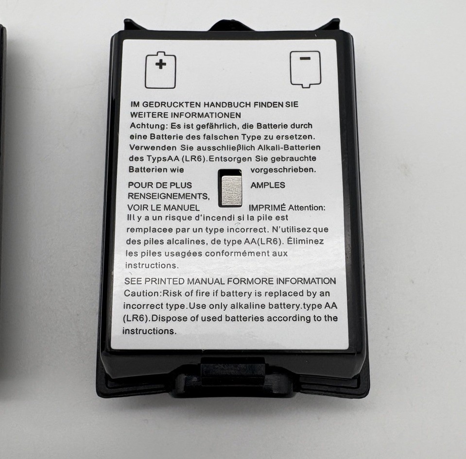 4pcs AA Battery Back Cover Case Shell Pack For Xbox 360 Wireless Controller