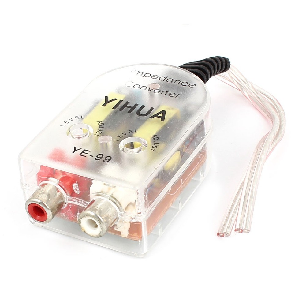 Auto Line Out 2 RCA Input High to Low Audio Impedance