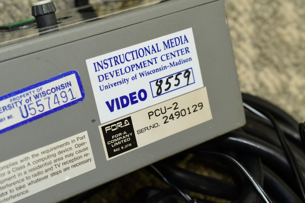 FOR.A Process Control Unit PCU-2 - Japan