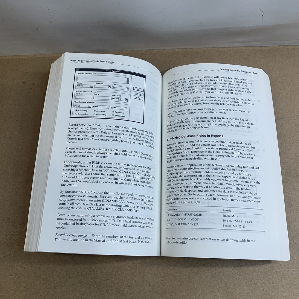 1994 Softkey PFS: Window Works Plus Floppy Disks & User Guide User Manual