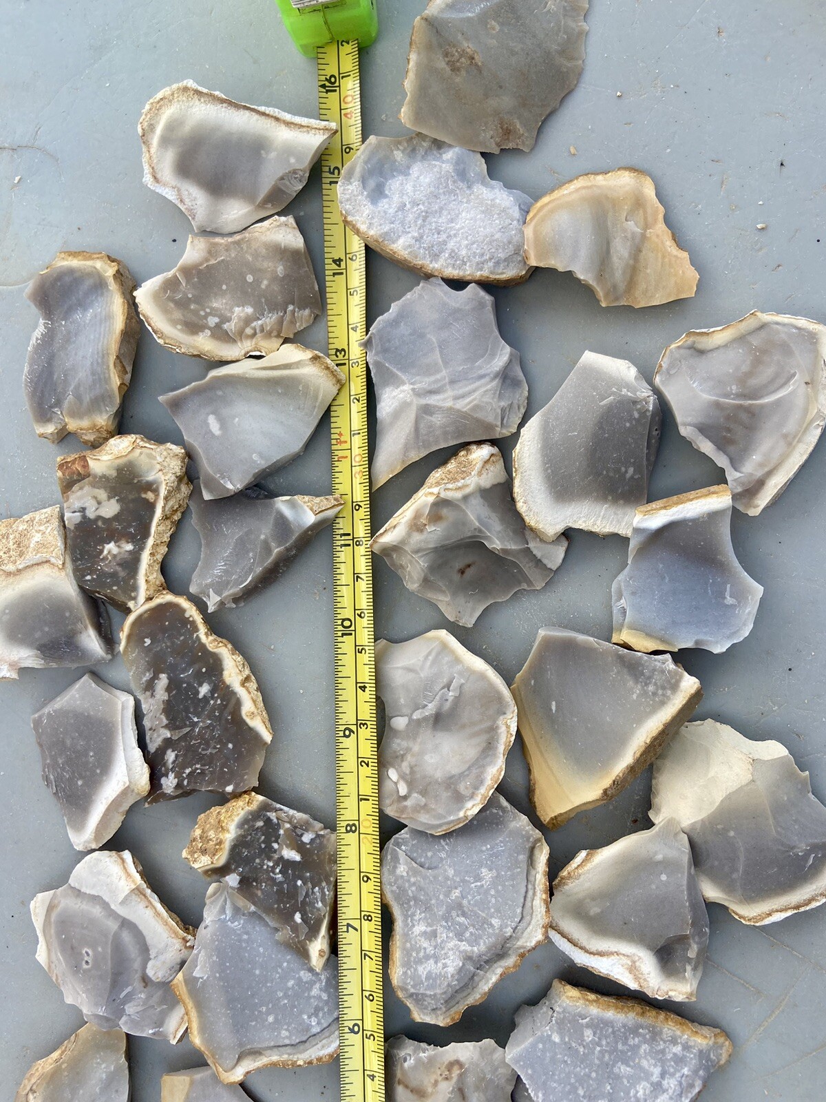 1 Pound-High Quality Chert Spalls-Primitive Fire Starting/Sparking/Flintknapping