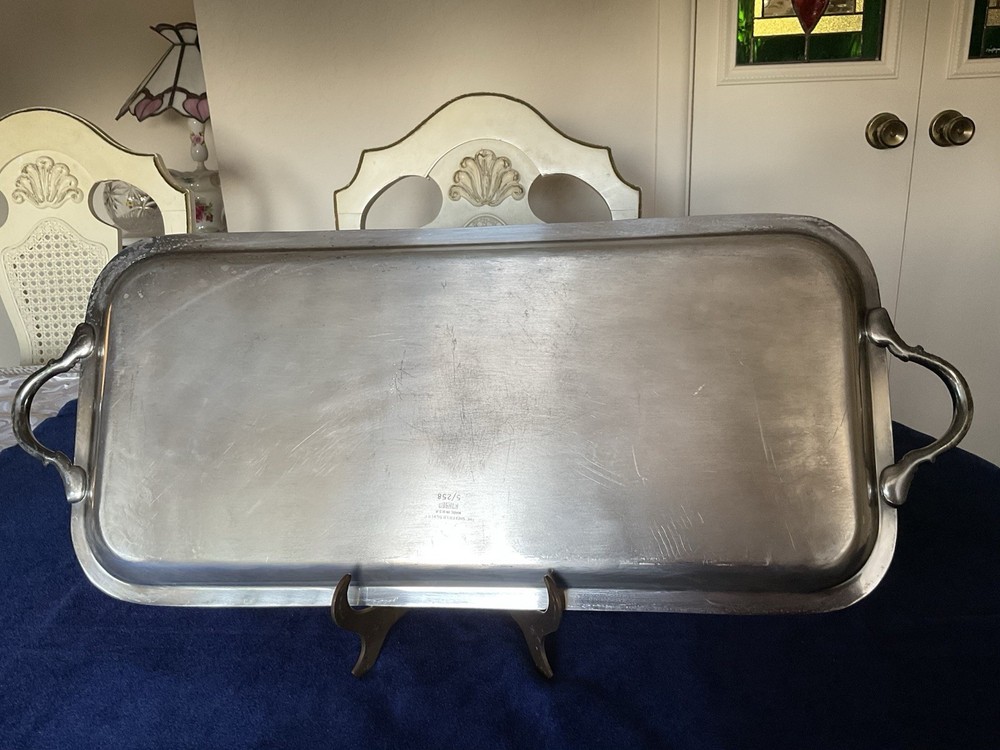 Sheffield SilverPlate , EPC 5/258 Rectangular Tray 22” X 9” , Made In USA