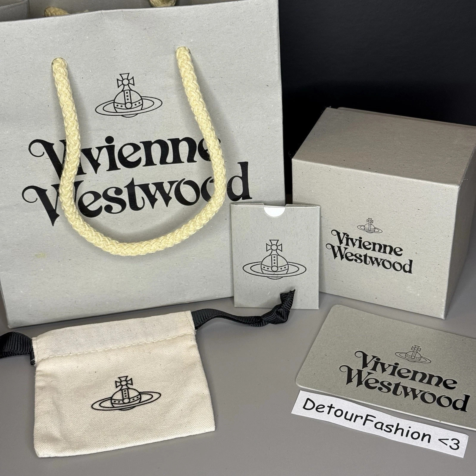 Vivienne Westwood Gold Mini Bas Relief Necklace WITH BOX