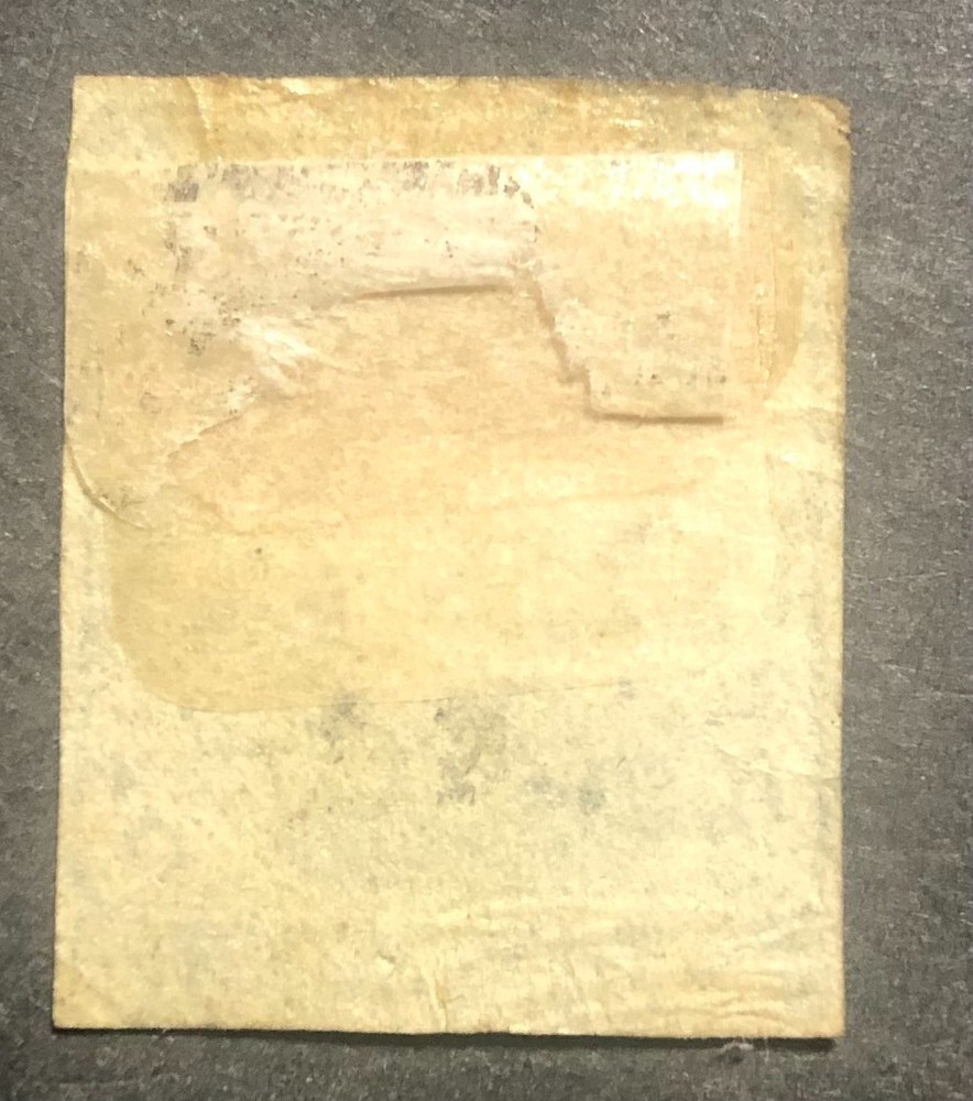 Confederate US Stamp CSA #7 5¢ Blue USED / Canceled - Jefferson Davis