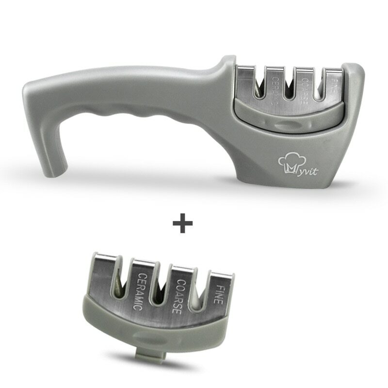 3-stage sharpener kitchen household MYVIT diamond sharpener tool US SELLEER SHIP