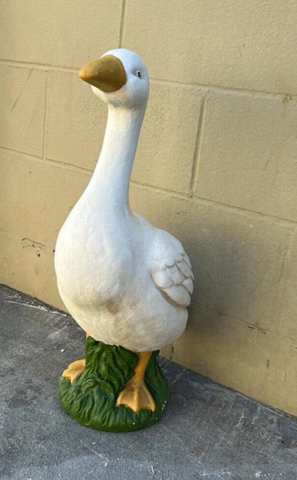 Latex and fiberglass backer mold new porche goose mold 24" tall