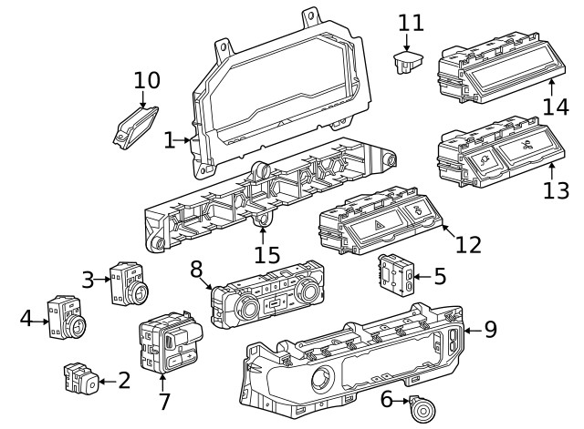 Genuine GM Heater Control 85796671