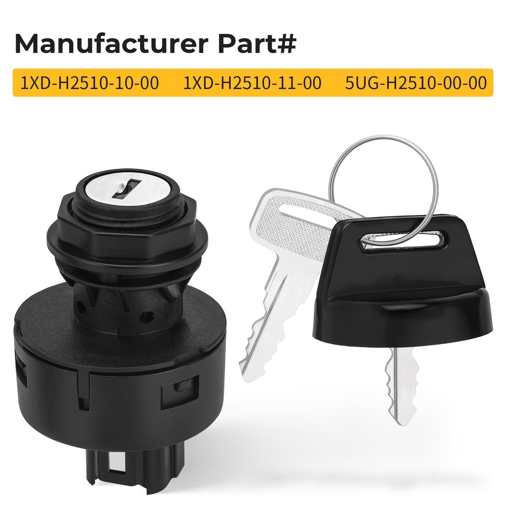 Yamaha Rhino Ignition Key Switch 450 660 700 | OEM Replacement Part
