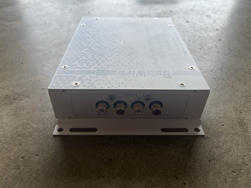 Bobwire Audio Automatic High Sensitivity RCA Audio Selector RCA1