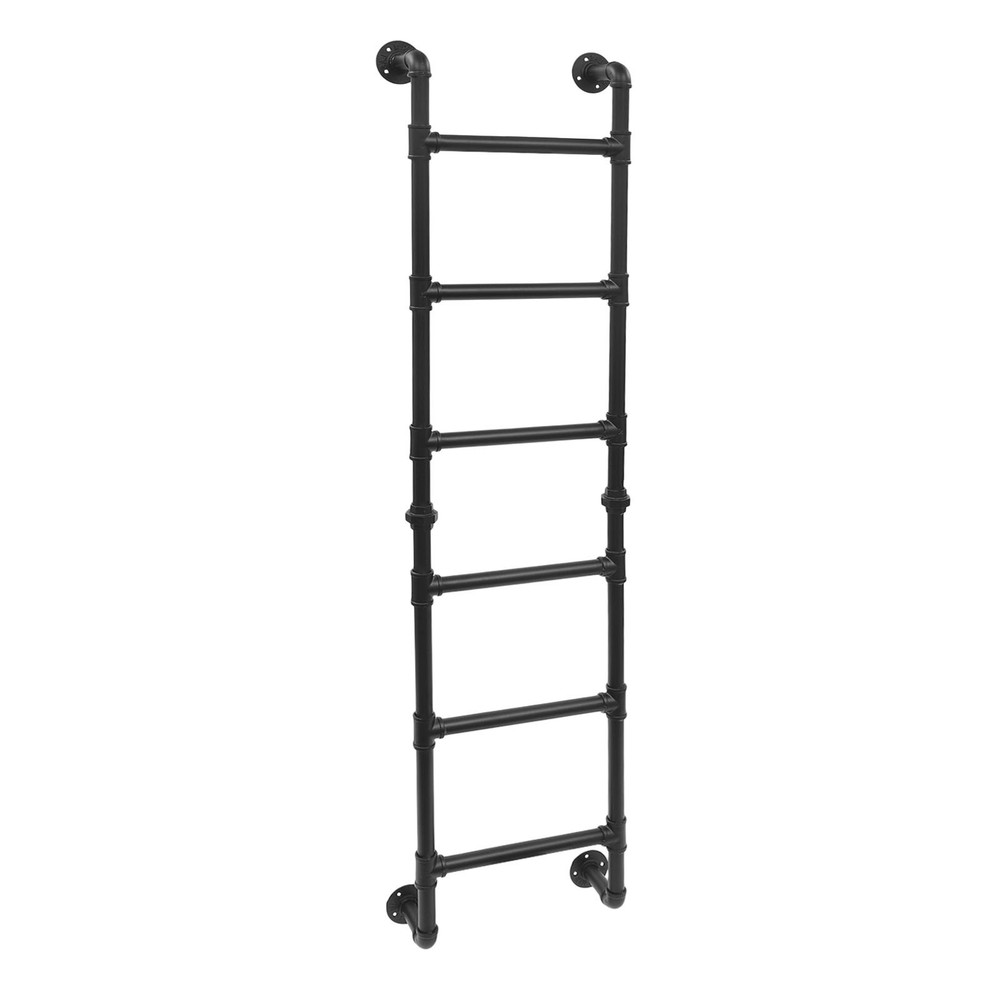 Wall-mounted 6-step Bunk Bed Ladder High Loft Attic Eight Steps Ladders Tool