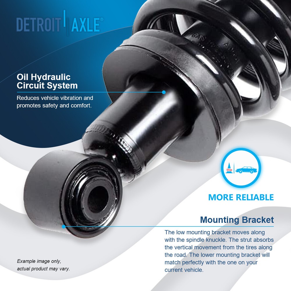 Front Strut w/ Coil Spring Rear Shock Absorbers Sway Bars Ford Crown Victoria