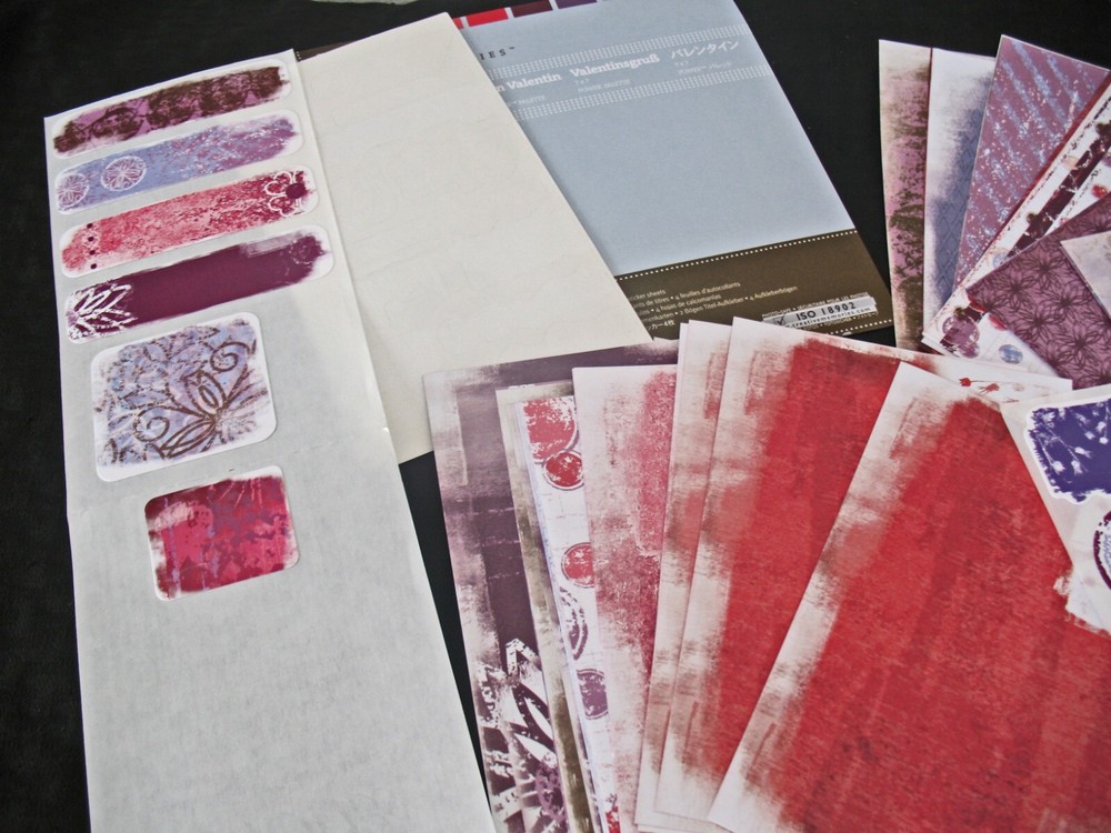 CREATIVE MEMORIES 7x7 POWER PALETTE -Valentine Kit Partial