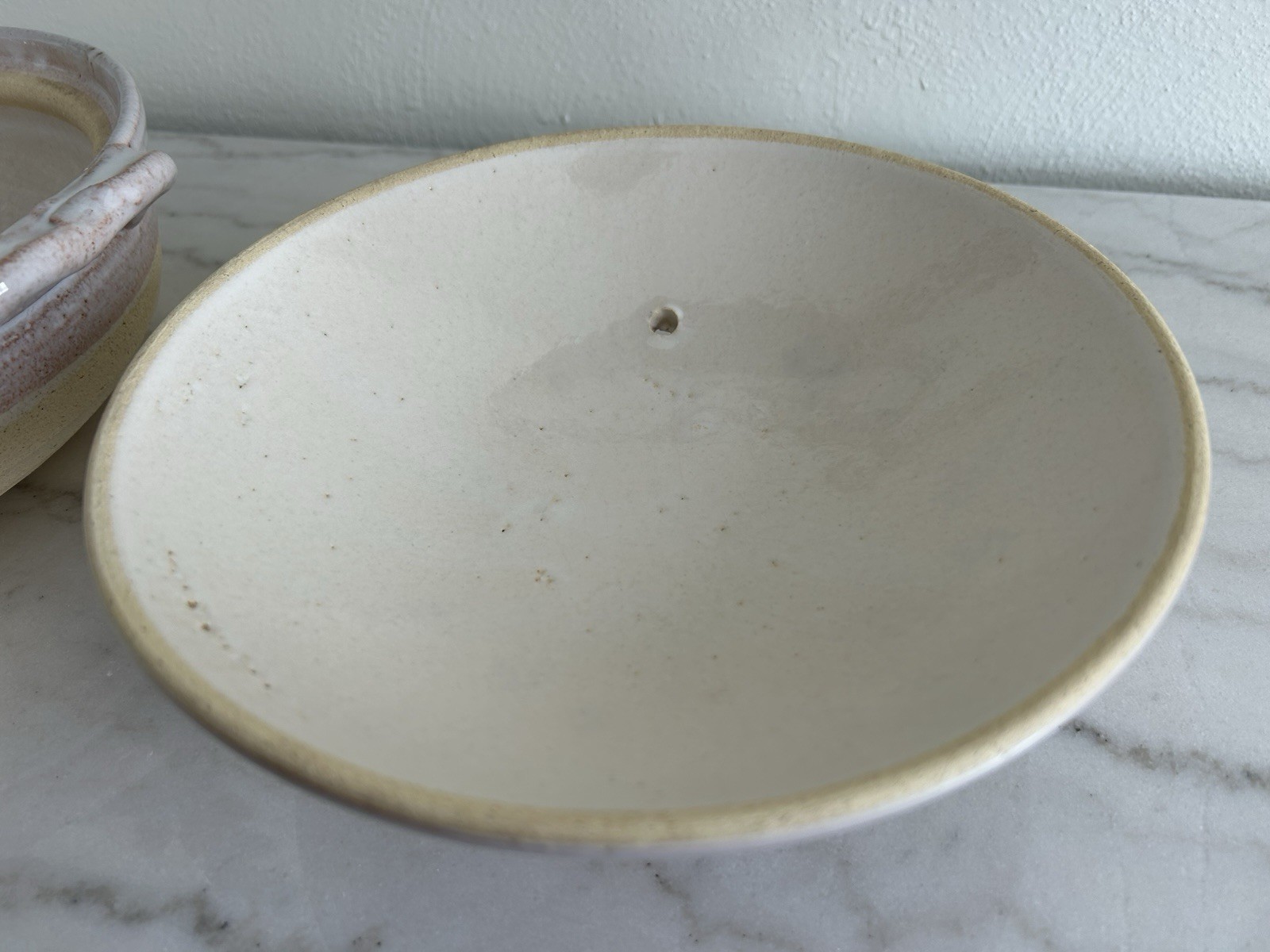 Large Vintage Japanese Banko Shino Ware Donabe Clay Earthenware Pot