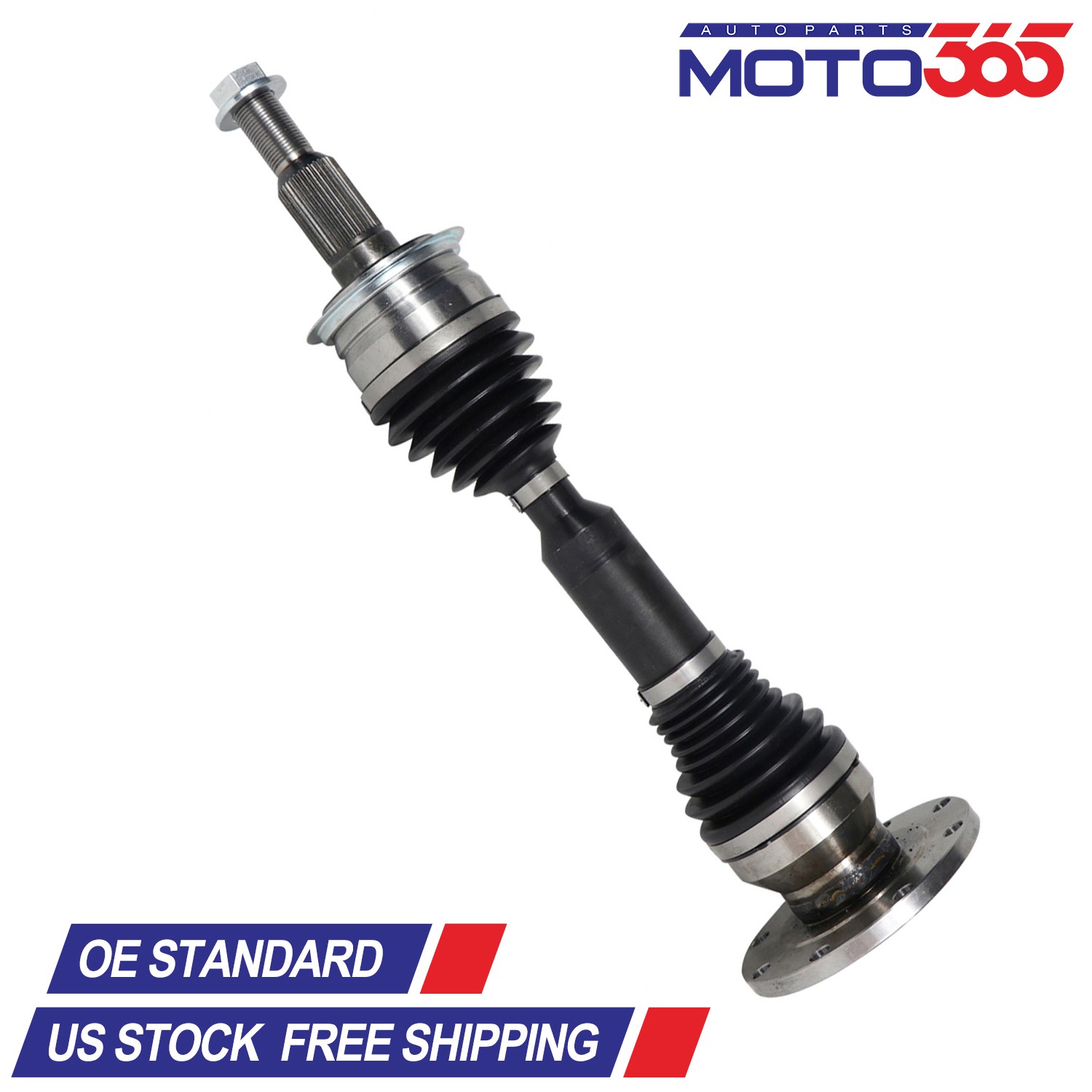 Front Extended Travel CV Axle Shaft for 11-19 Chevy Silverado 2500 HD Pickup OEM