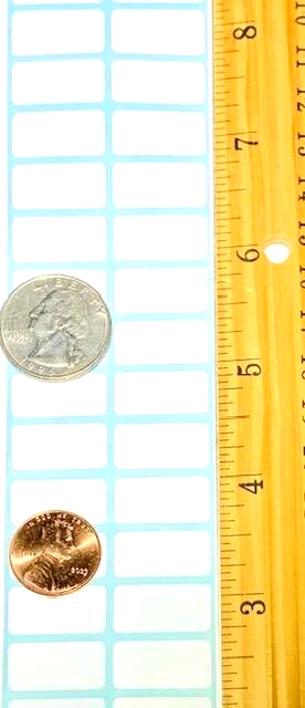 ROLL OF 3000 WHITE SQUARE LABELS ⭐(#1/BEST)⭐ GARAGE SALE RETAIL STORE PRICE TAGS