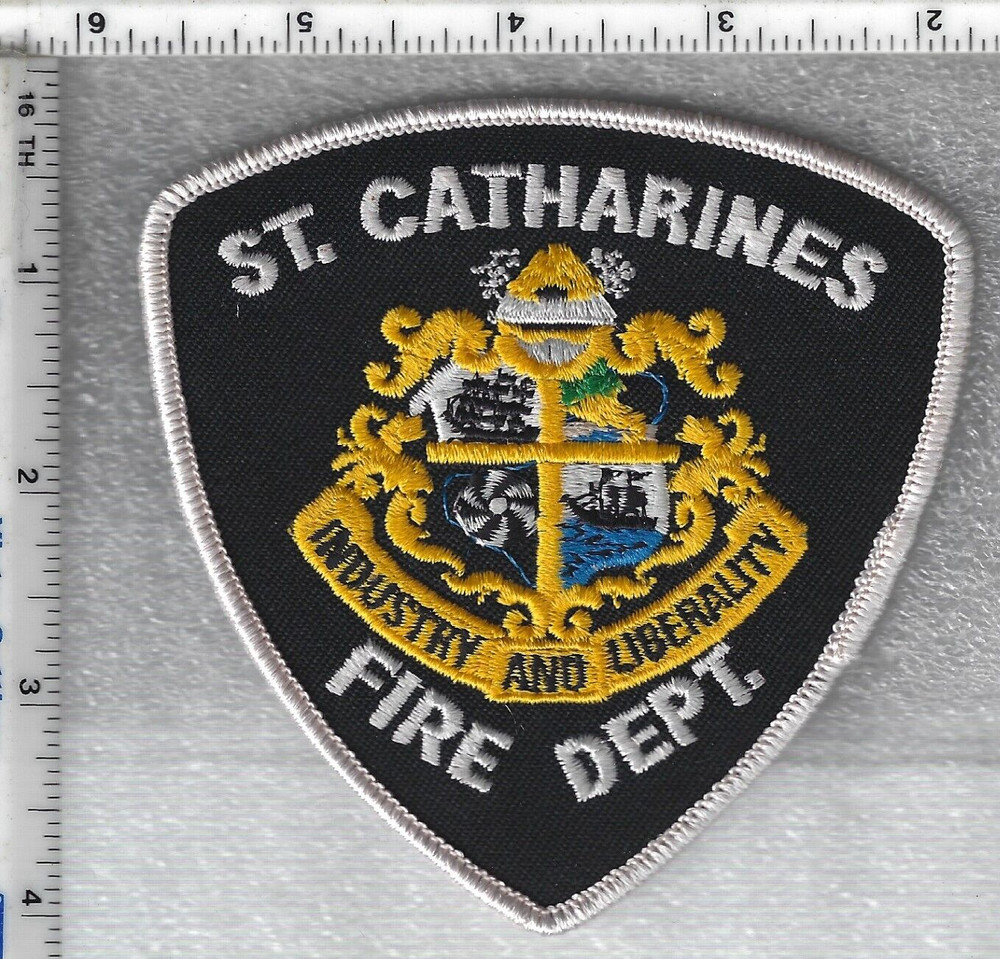 St. Catharines Fire Department (Ontario, Canada)  Shoulder Patch