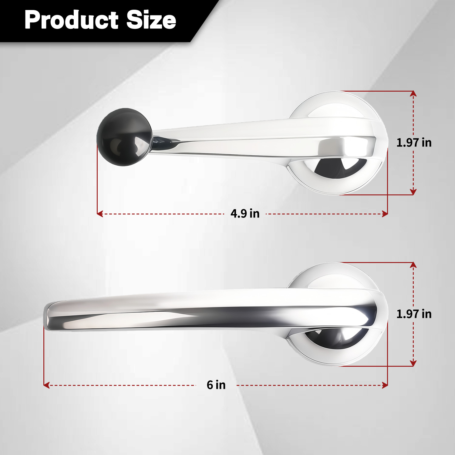 Inside Door Handle Window Crank Handle Chevy GMC Truck 1947-1966 C476601 C476602