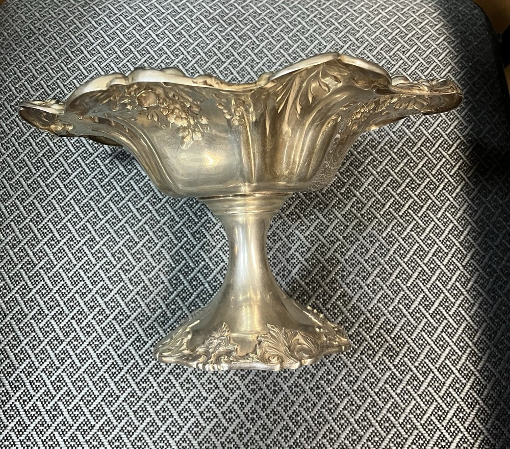 Reed And Barton Sterling Fluted Dish