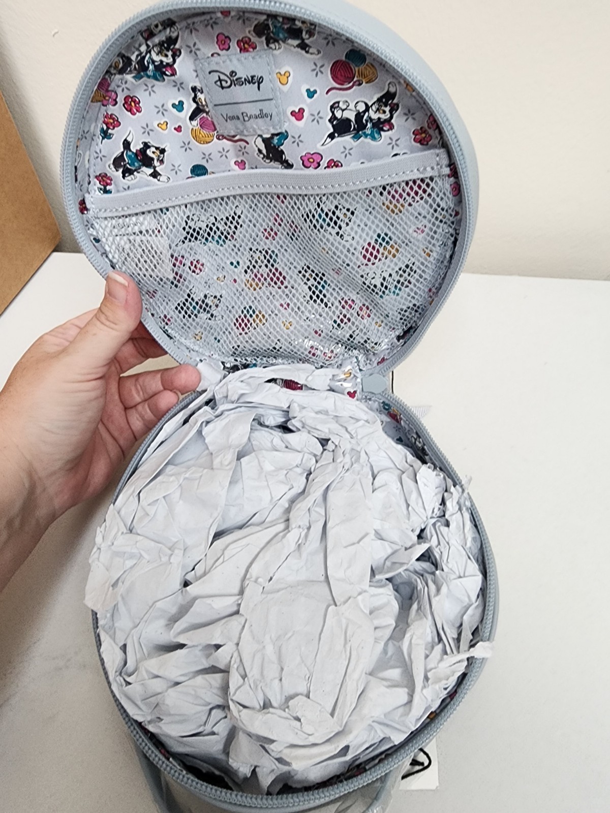 Vera Bradley Disney Whimsy Cosmetic Mickey Mouse Piccadilly Paisley NWT