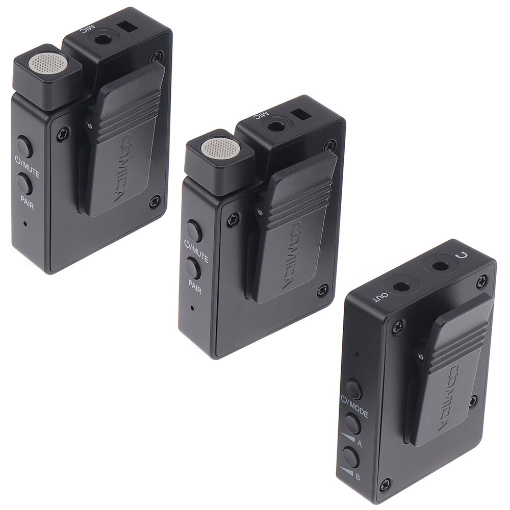 Comica BoomX-D PRO D2 2.4G Wireless Microphone Transmitter Receiver Audio Cable
