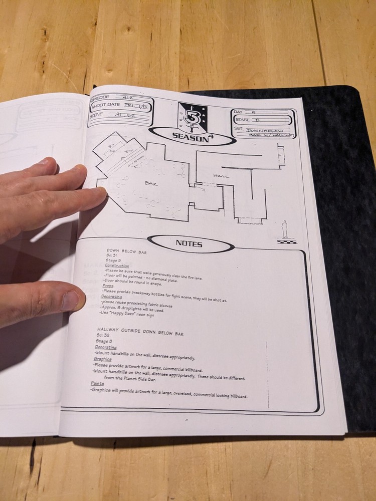 Babylon 5 Original Production Script ~ Conflicts of Interest