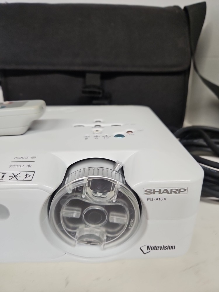 Sharp Notevision PG-A10X Projection Display With All Cords Remote And Bag