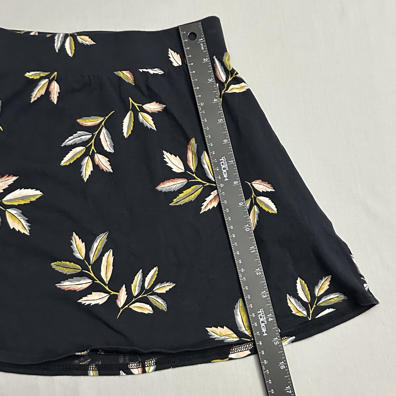 Pact Skirt Womens Small S Floral Pockets Short Pull On Organic Cotton Stretch