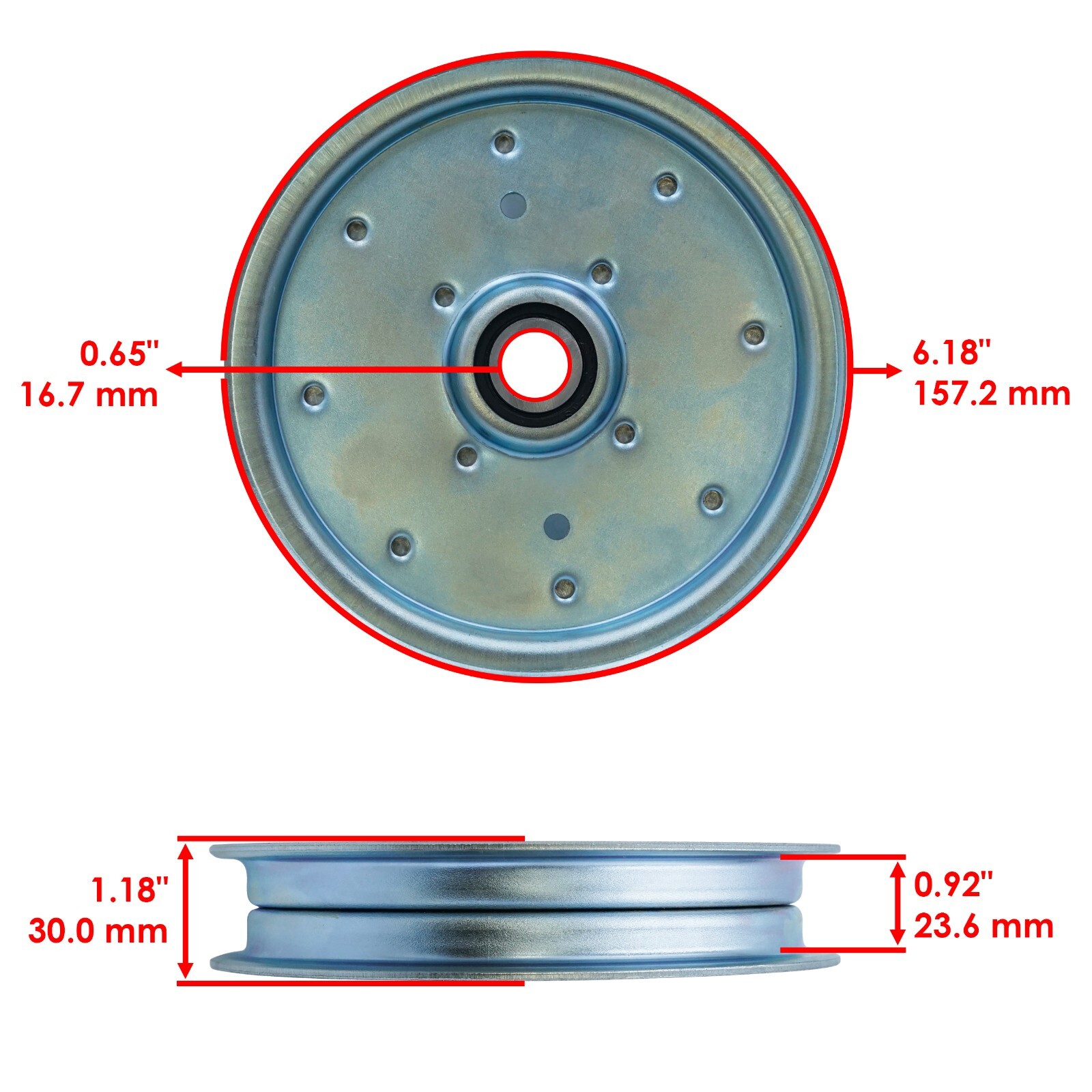 Deck Spindle w/ Pulley Belt for John Deere Z325E Z330M Z330R Z355E ZTrak 48"