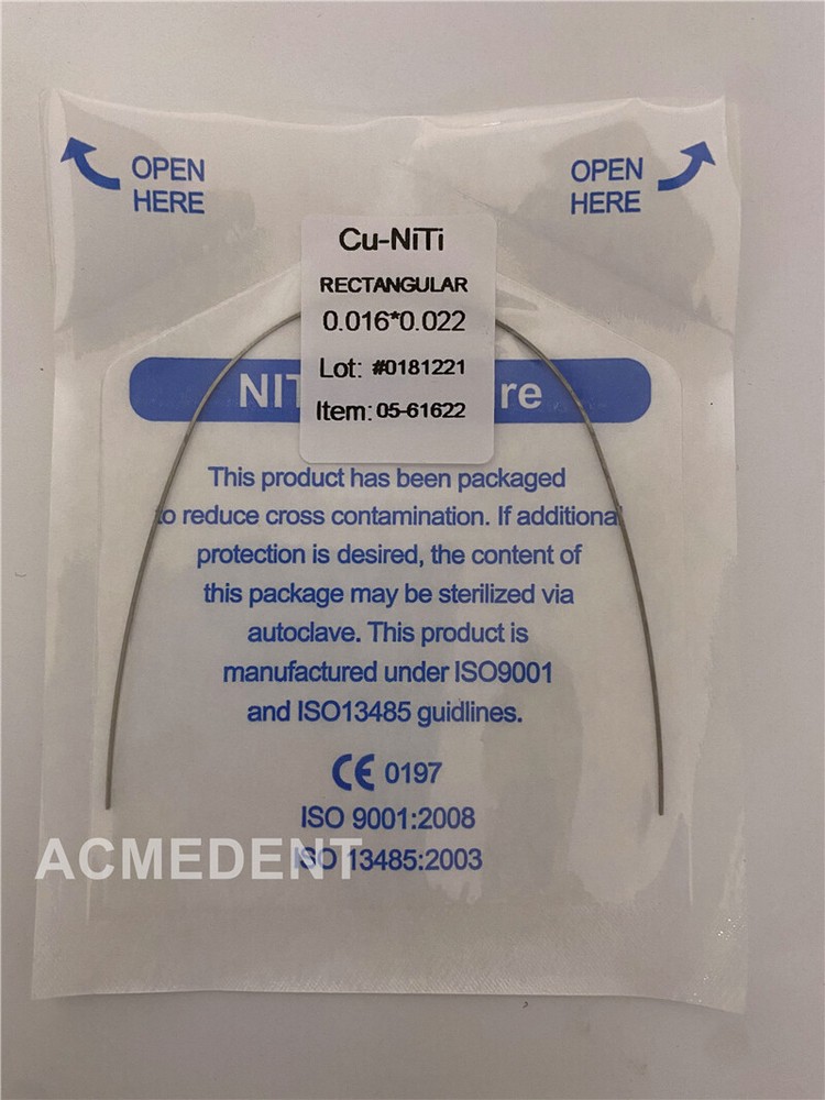 5Pcs Dental Copper Niti Cu Wires Arch Ormco DAMON Q Rectangular Wire Stops
