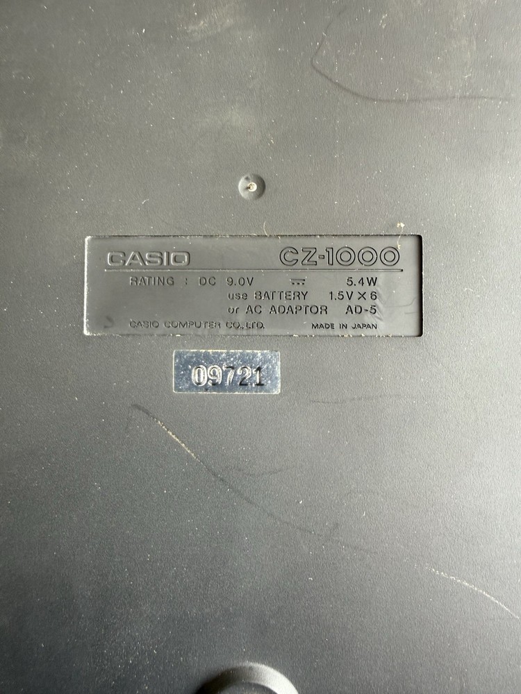 Casio CZ-1000 Classic 80s Tones! Untested