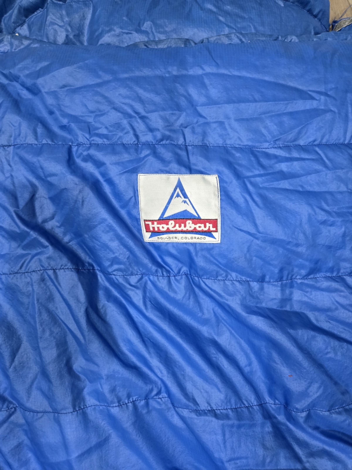 vintage Holubar Mountaineering goose down sleeping bag Mummy Bag Blue 0°
