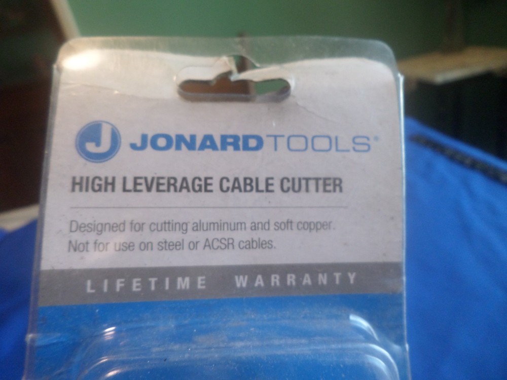 JONARD TOOLS HIGH LEVERAGE CABLE CUTTER JIC-63050 &JIC-2488